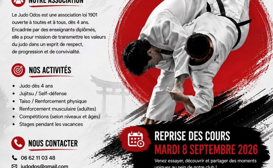 Reprise des Cours Saison 2026-2027