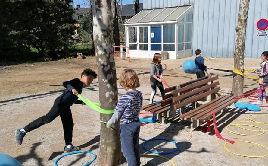 Des cours en extérieurs